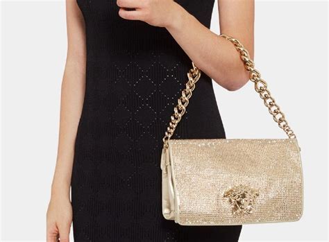 versace palazzo evening bag with chain price|Versace Evening Bag .